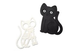 Peleg Design Coaster Skelicat set of 2