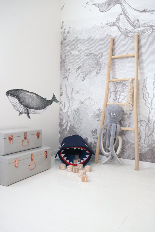 Storage Basket Children's Room - Shark