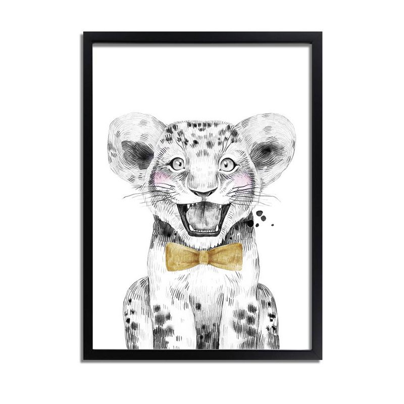 Lion Nursery plakat butterfly