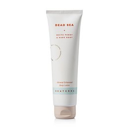Mineral-enriched body lotion with a light, creamy texture that hydrates and nourishes skin.