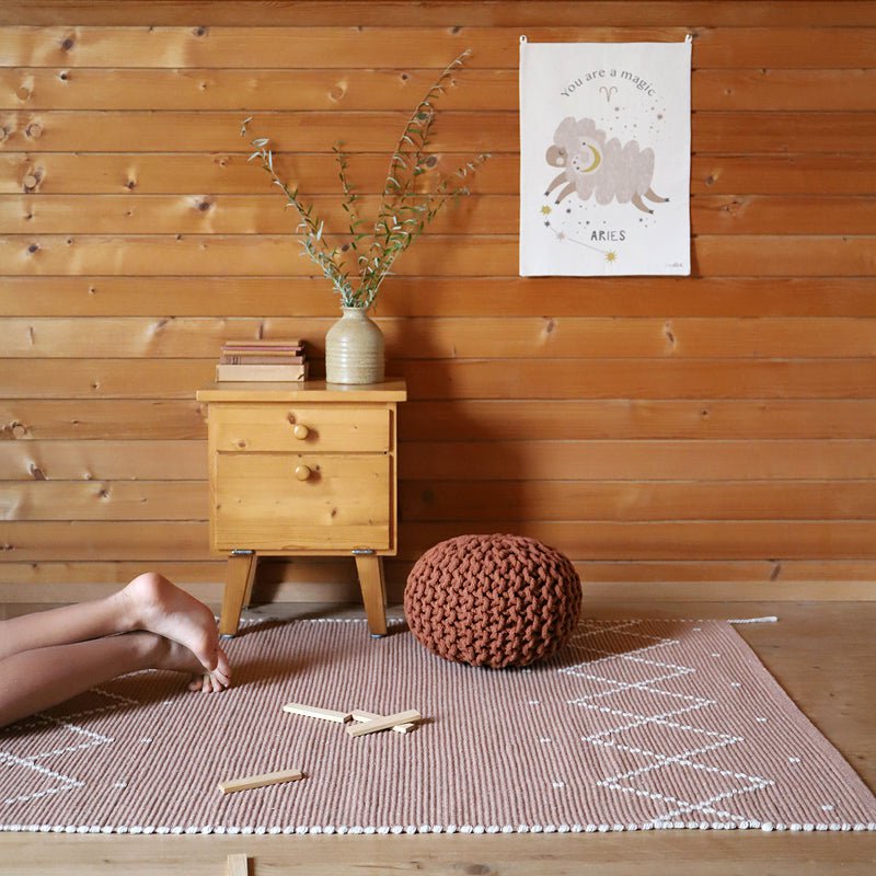 LILI SIENNA children's pouf