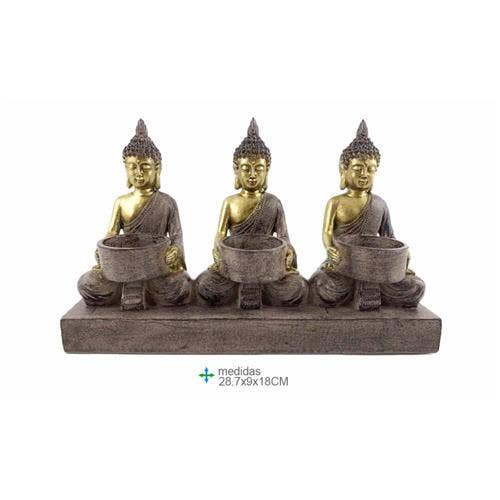 Meditating Buddha Candle Holder