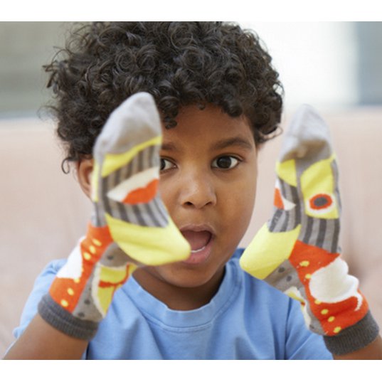 Rittersockenpuppe Kindersocke