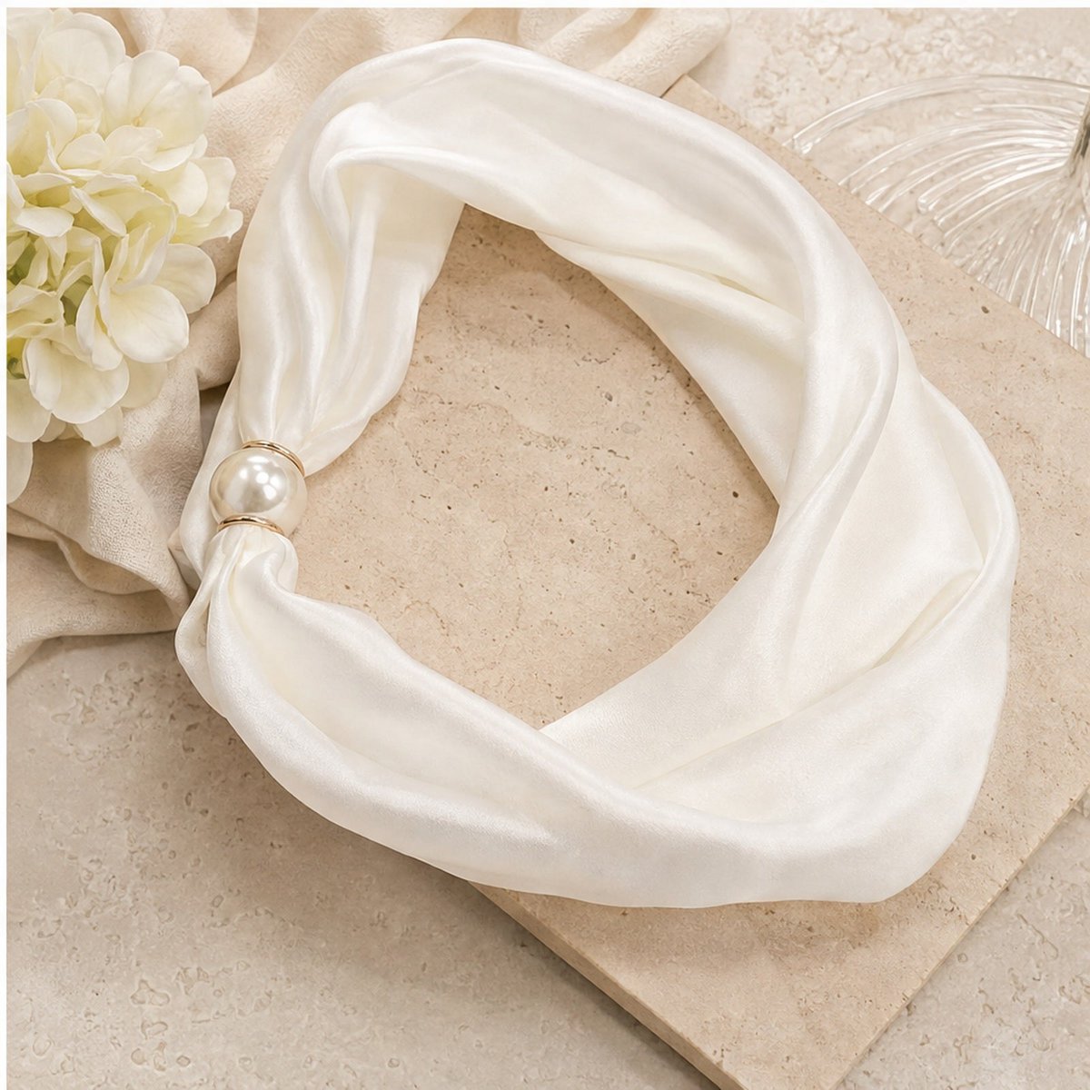 HS Pearl Scarf Plain - Multiple Colors