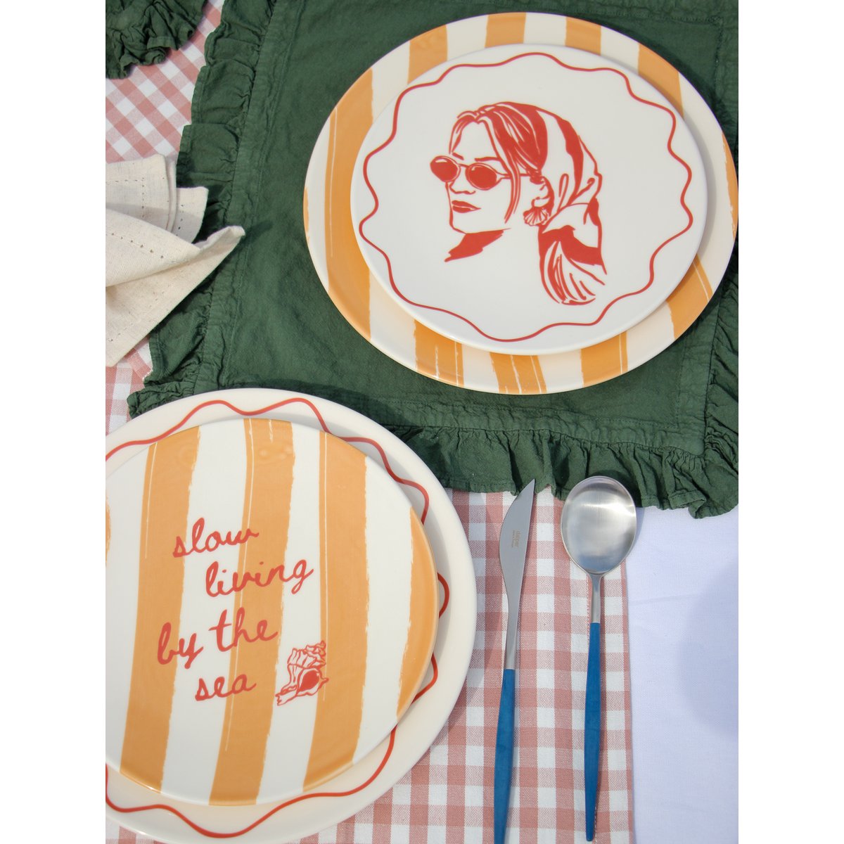 Dessert Plate Terracotta Vacay Mood