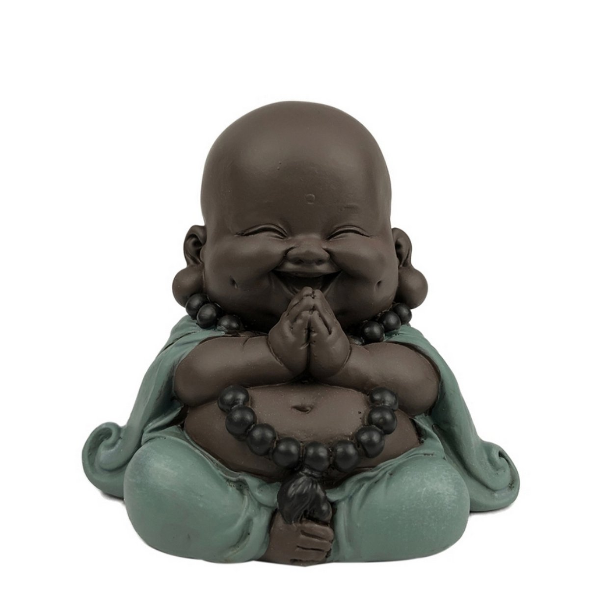 Statue Mini Bouddha Rieur Porte Bonheur – Décoration Zen et Feng Shui – Pour Créer une Ambiance Relaxante et Spirituelle – Idée Cadeau Originale