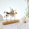 minimalistische Blumenwiese - 3 Varianten - inkl. Glasröhrchen - Eiche
