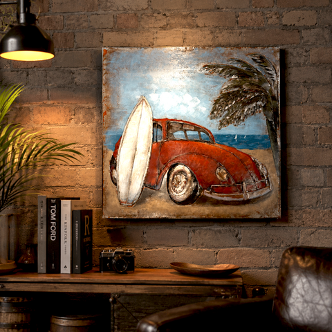 Metal picture "Beetle" 100 x 100 x 10 cm