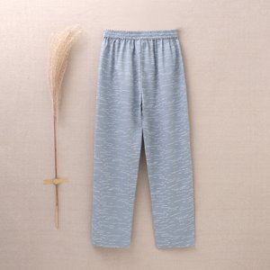 Broek voor babymeisjes, bedrukt met elastische tailleband F54-21208115