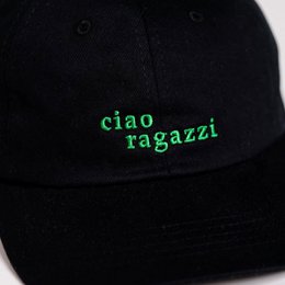 hej gutter Premium Dad Cap - Sort & Grøn