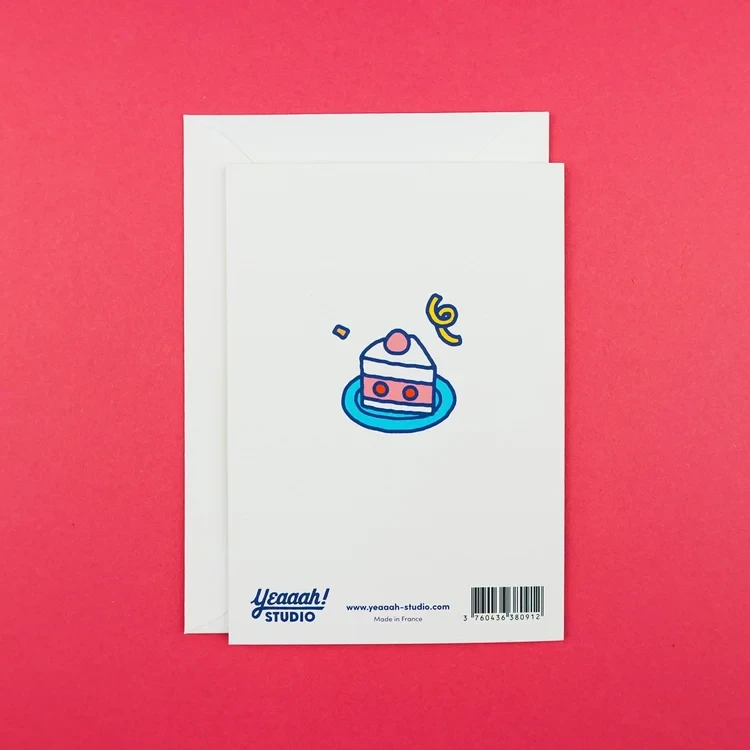 Tarjeta de cumpleaños “Mimi y lil’tako” 