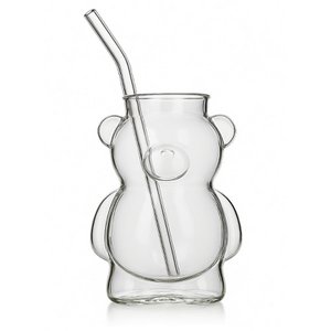 "Bear" mug made of borosilicate glass, heat-resistant