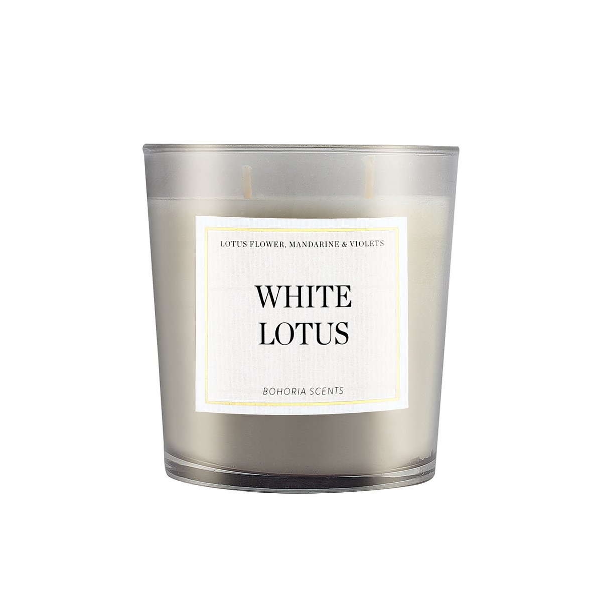 Witte Lotus geurkaars 230g – Witte Lotus & Sandelhout, 50u