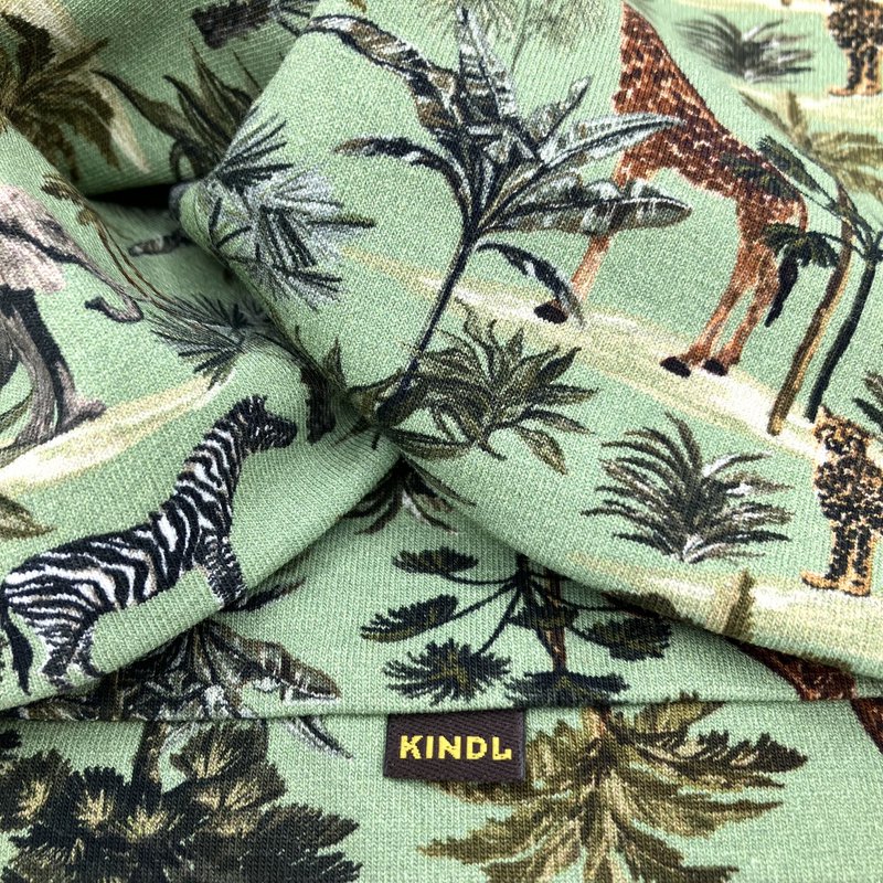 Headband Animal Wildlife Green Jersey
