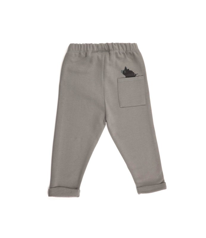 Pantaloni jogger Marli | Grigio legno