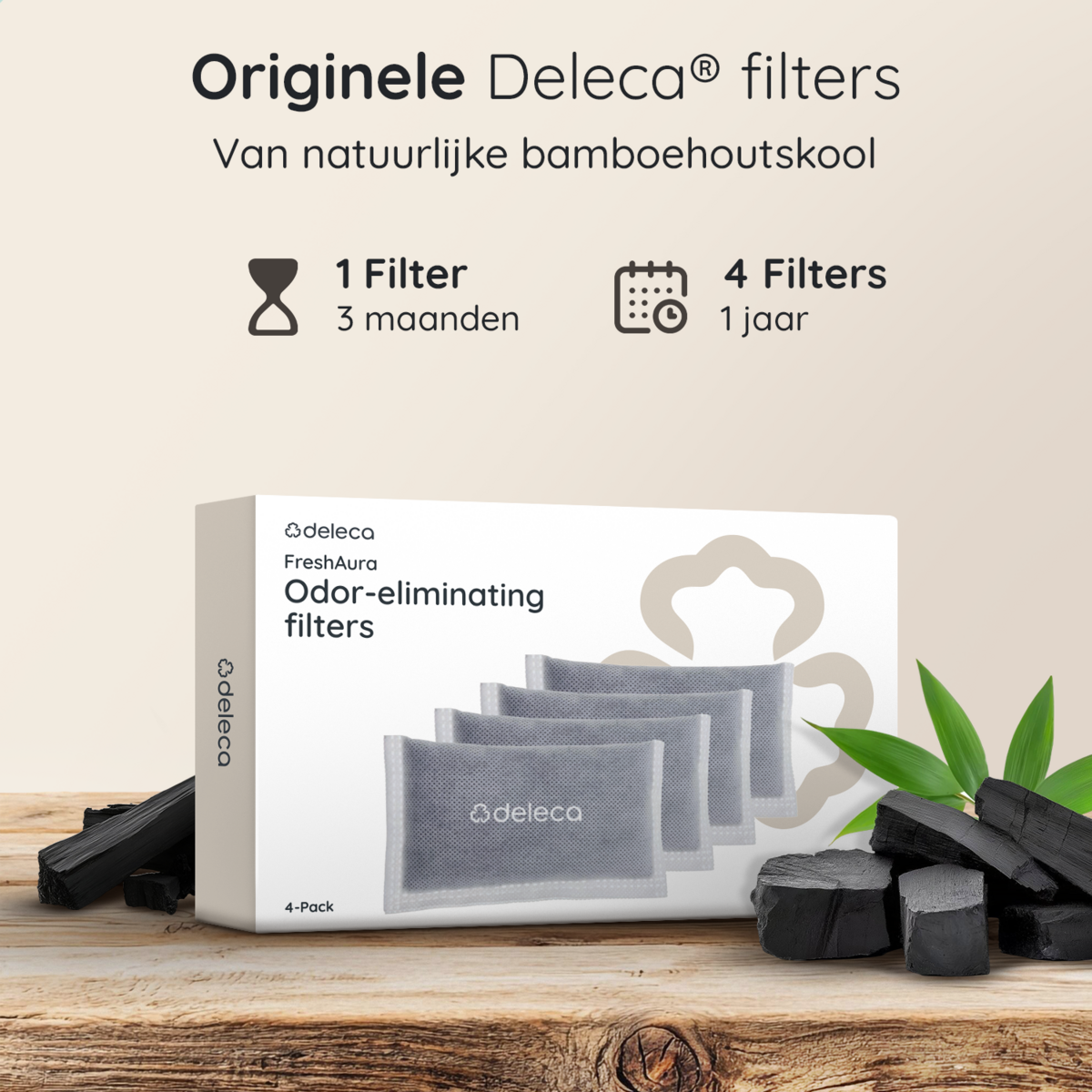 FreshAura Geurvreter Filter 4er-Pack