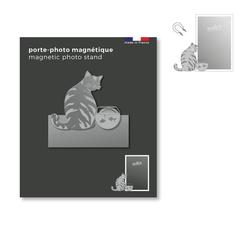 portafoto magnetico in metallo - Tomcat