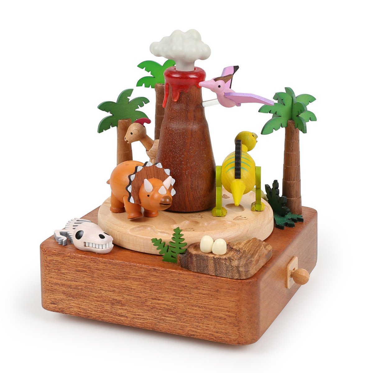 Volcano & Dinosaur Music Box n ° 48
