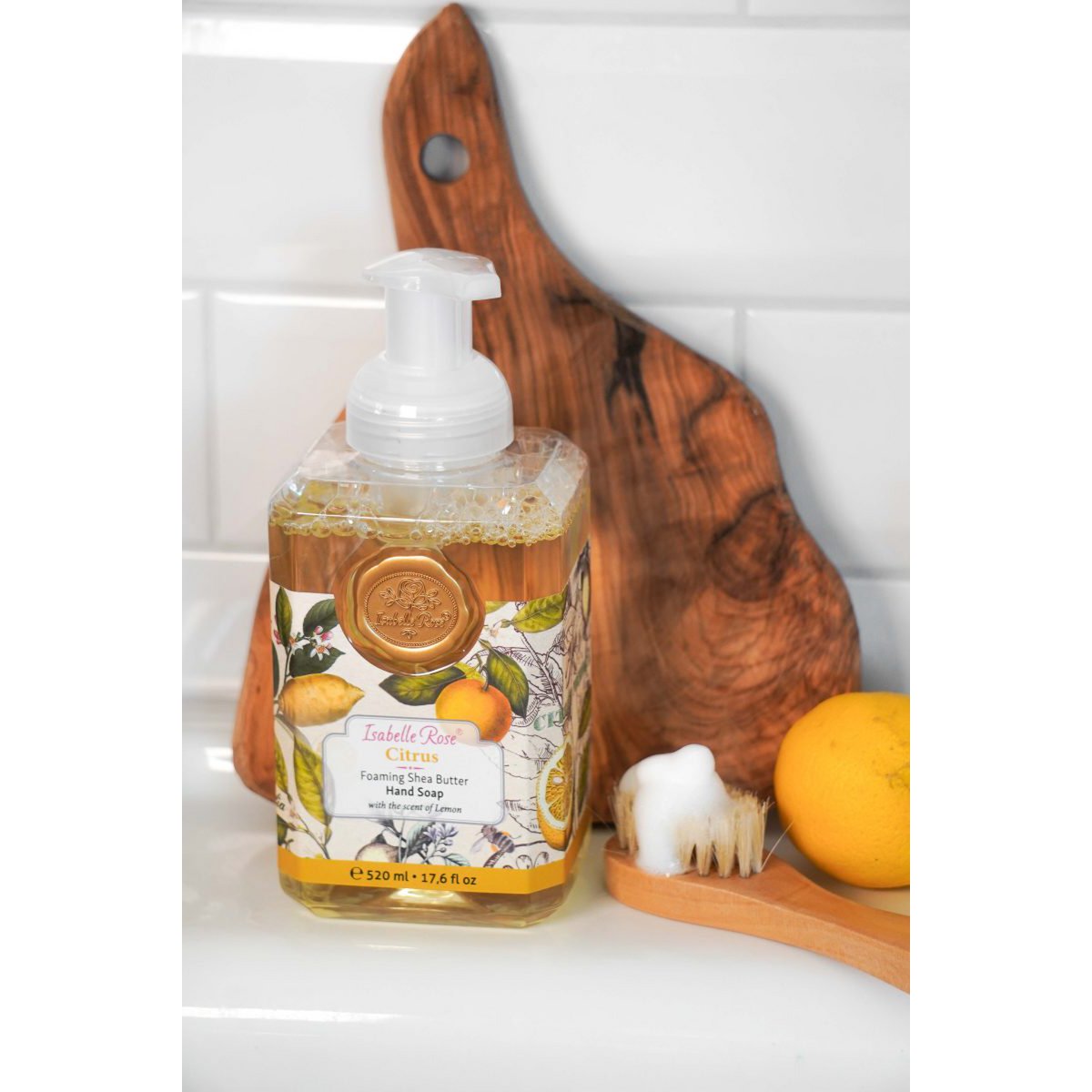 Schäumende Sheabutterseife Citrus 520 ml Isabelle Rose