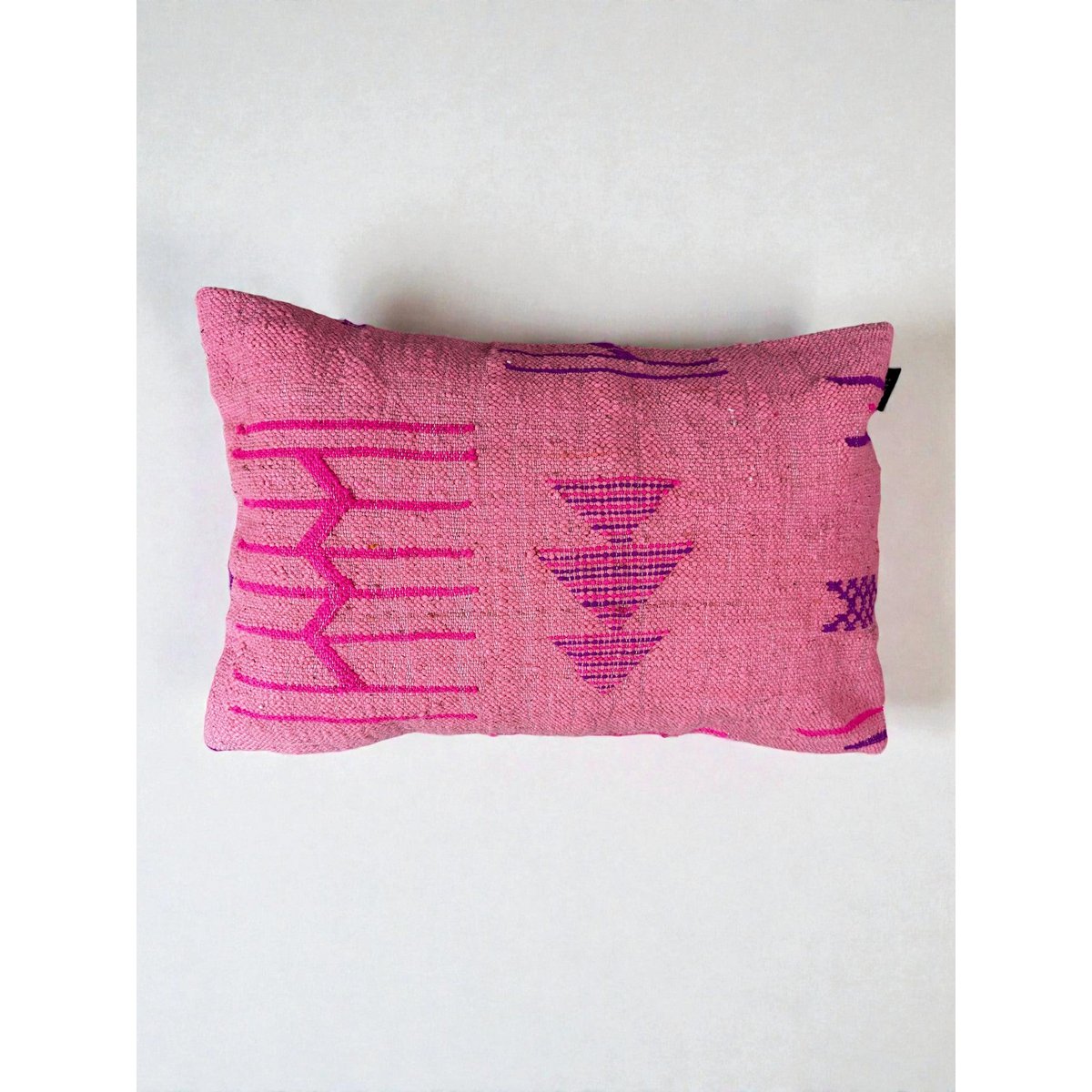 LEI! - Kissen - Kleurrijke lijn - ROZE EDITIE - 40 x 60