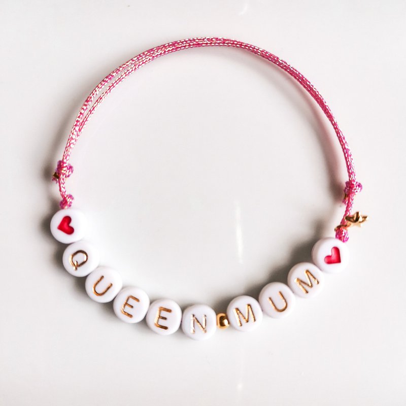 Schnurarmband zum Muttertag