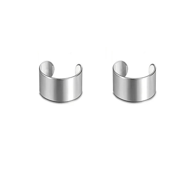 1 Pc 2025 Mode Minimalistischen Kein Piercing Ohr Manschette Ohrringe für Frau Gefälschte Piercing Ohr Manschette Clip Ohrringe für frauen Manschetten Schmuck