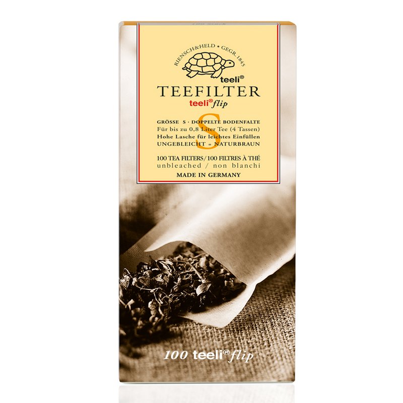 Papirtefilter - 100 stykker i kasse - Teeli