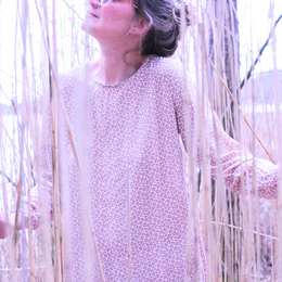 Sommerkjole %23StyleBabe BEIGE leoprint viskose %23StatementFashion "The Message Dress"