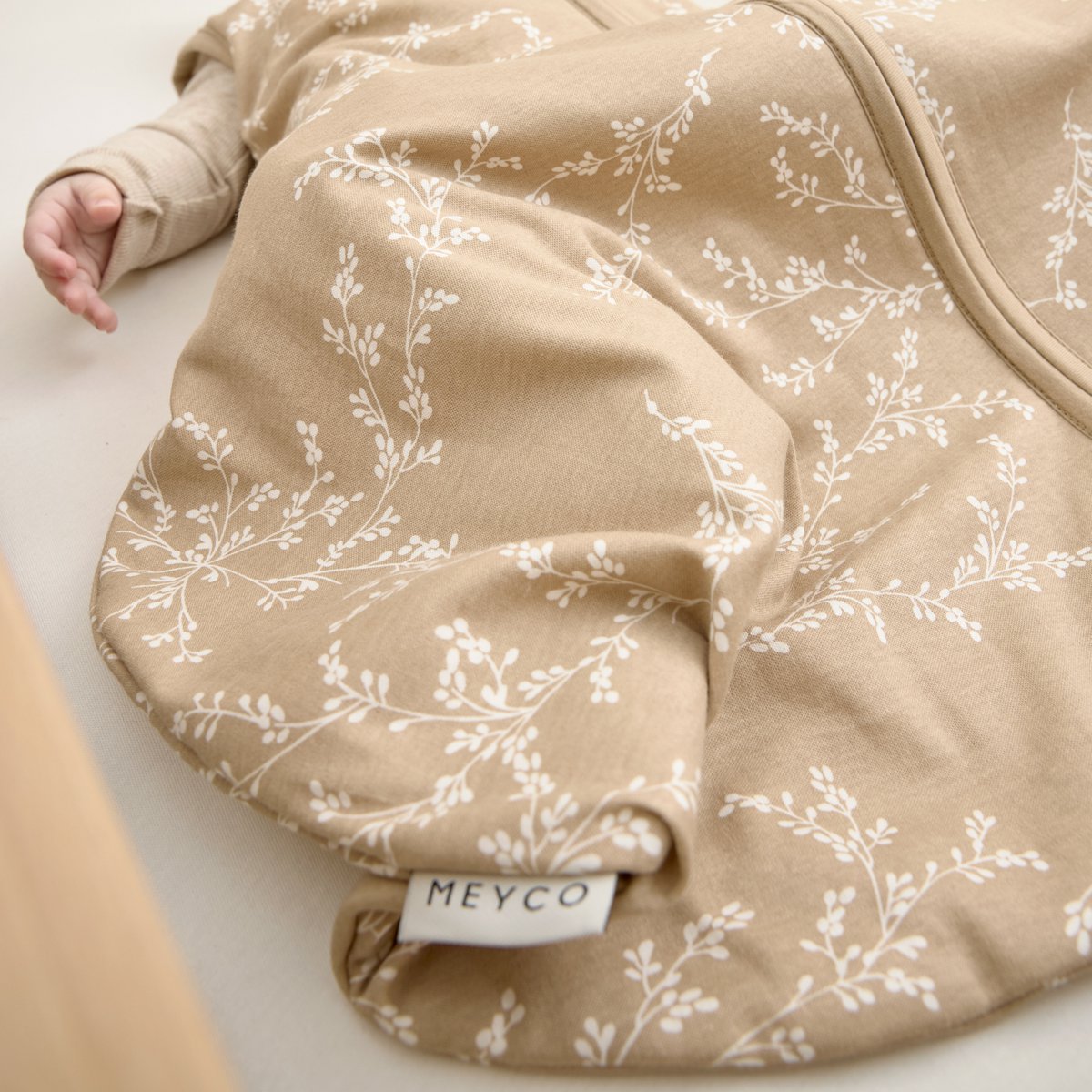 Hoftedysplasi sovepose uforet interlock jersey Grene Sand