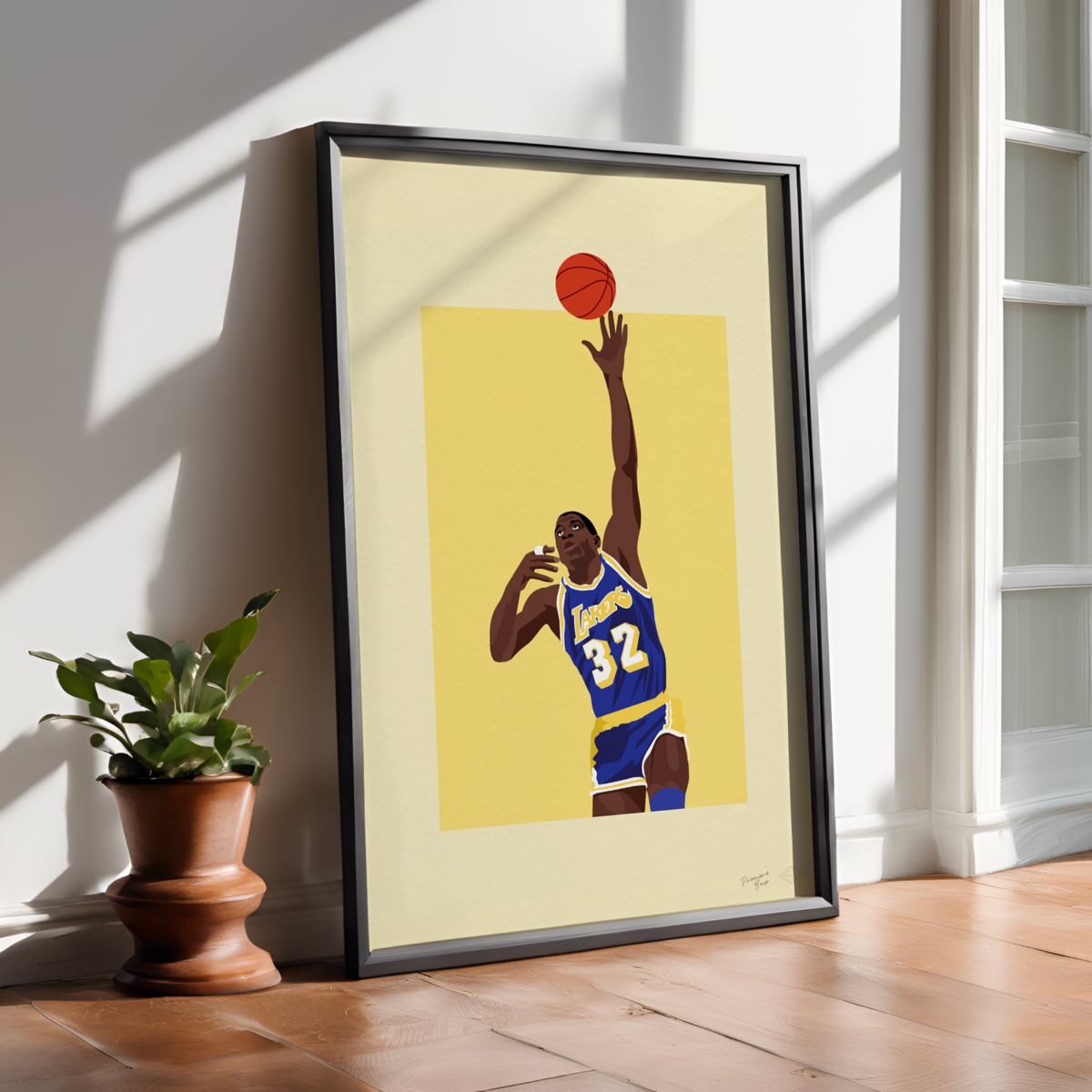 Poster "Magic Johnson" - A4 & 30x40cm - Art print