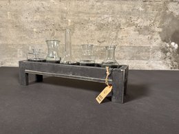 tray black berlin glass hold narrow 50