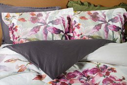 Satijnen beddengoedset Orchids Modern