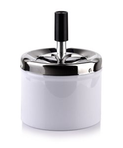 ASHLEY Ashtray 9.3xh12cm white