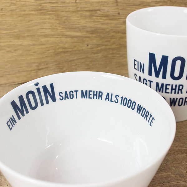 Porcelænsskål Hej