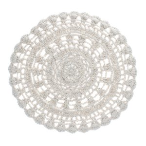Crochet placemat - Ivory