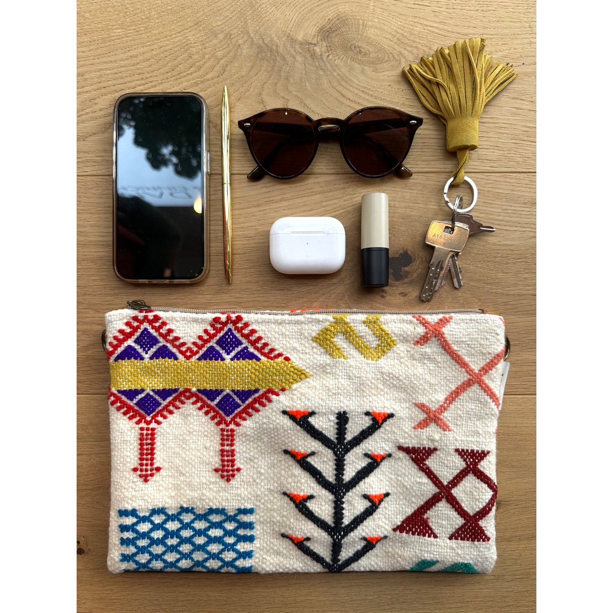 Tasche - Kleurrijke Lijn - 20x30cm