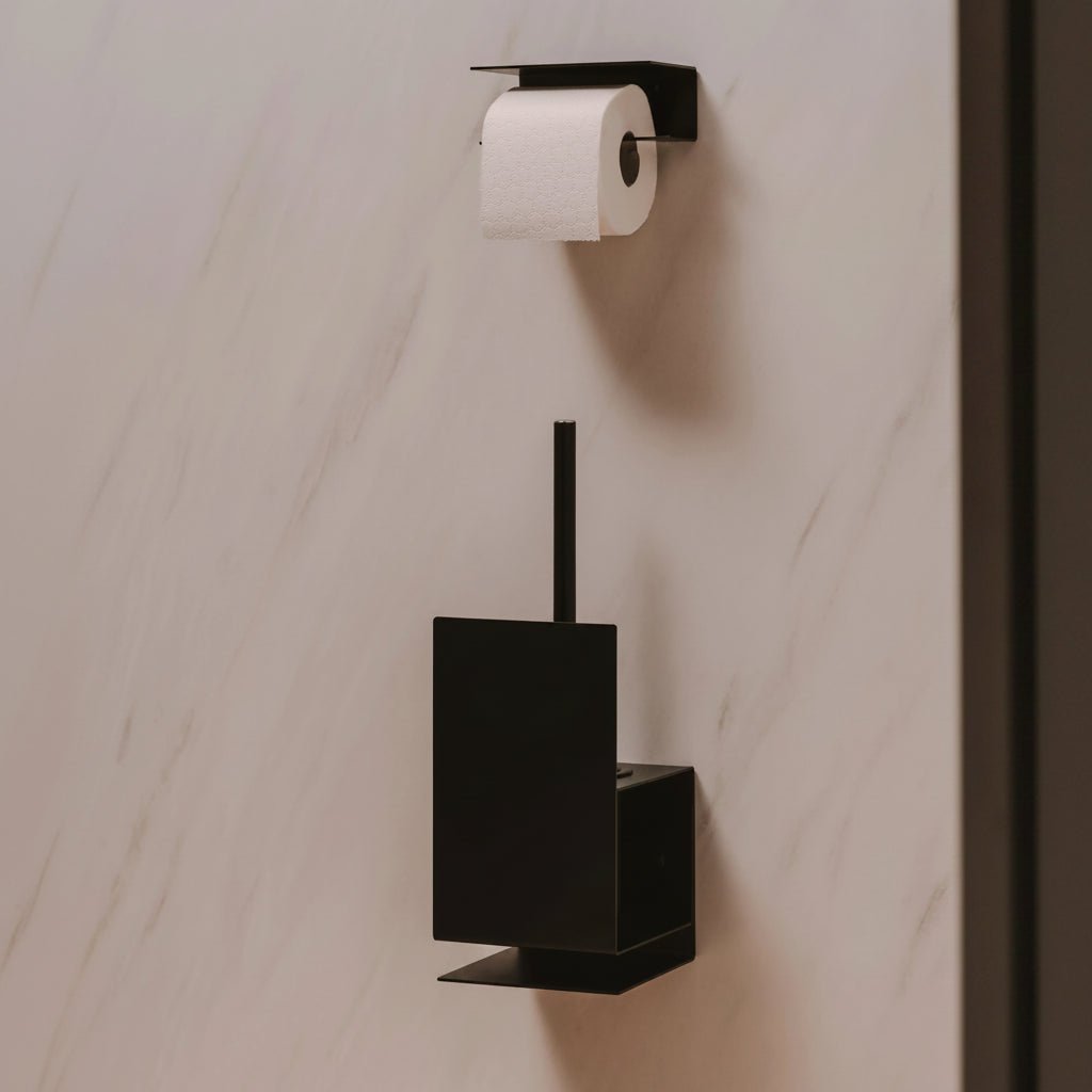 Portarrollos Bari – accesorios baño moderno con estante