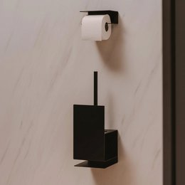 Portarrollos Bari – accesorios baño moderno con estante