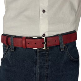Monogramm Ledergürtel | Echtes Leder | Herren & Damengürtel | 3,5 cm | 8 Farben