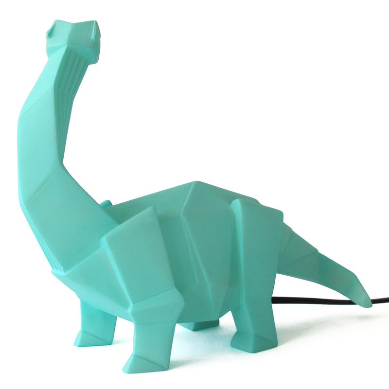 Zielona lampa dinozaura