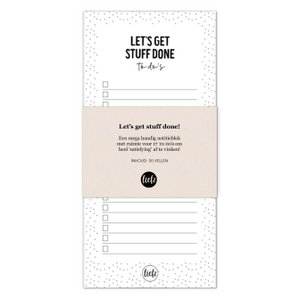 Notepad | To do's | Let's get stuff done
