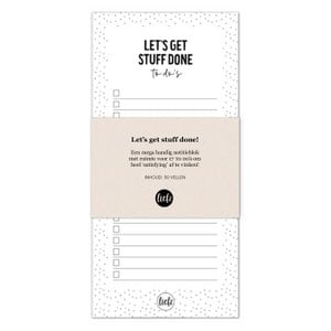 Notepad | To do's | Let's get stuff done