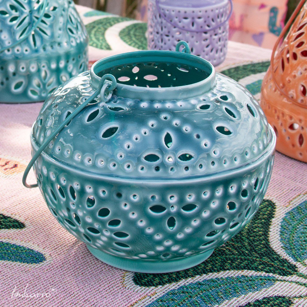 Windlicht Mystic Aqua