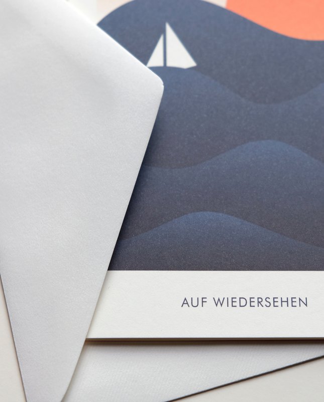 Farewell card Goodbye