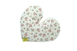 Soft, white pillow with delicate floral pattern, perfect for a restful sleep. Includes size options S, M, L.