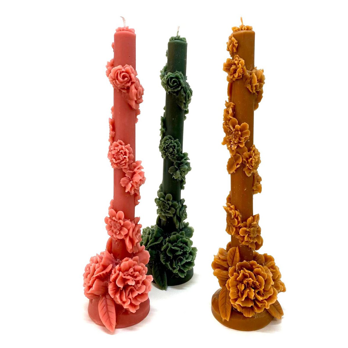 Clavel - Vela de flores