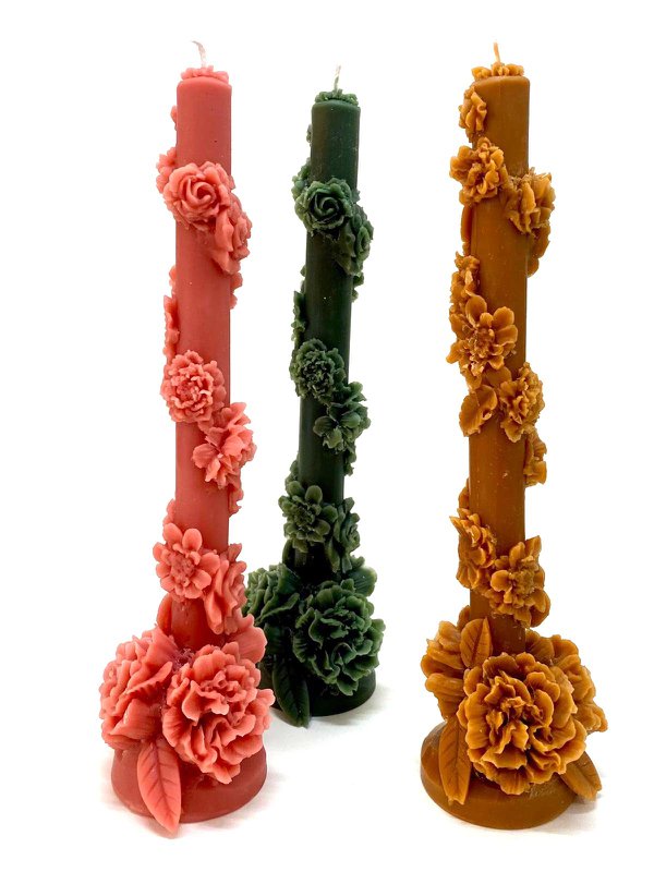 Clavel - Bougie fleurie