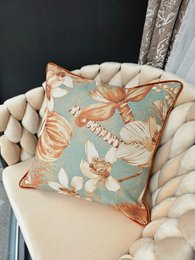Pillowcase 45x45cm, 90% cotton, 10% linen | Terra Flora
