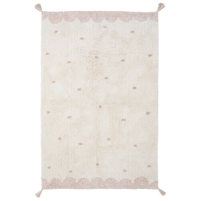 MINNA polka dot children's rug