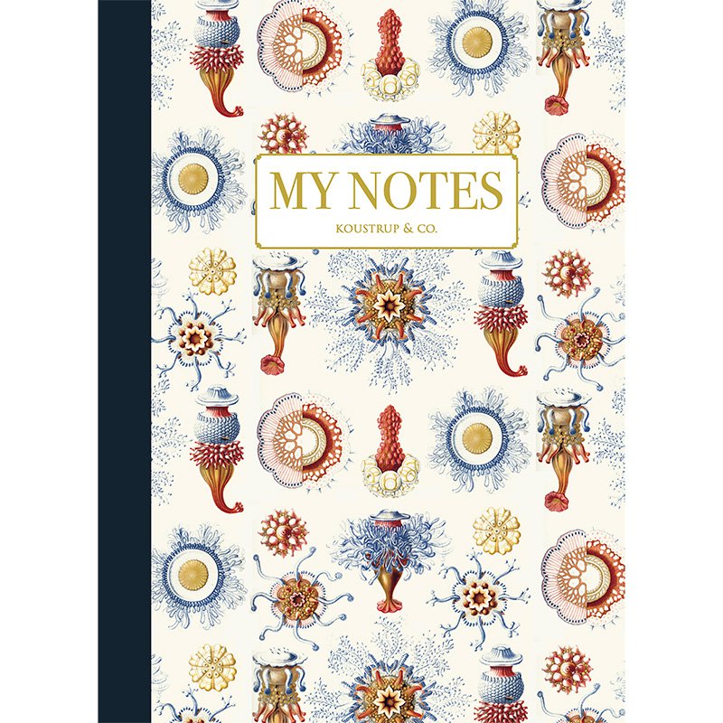 Note Booklet - Haeckel 4 pattern